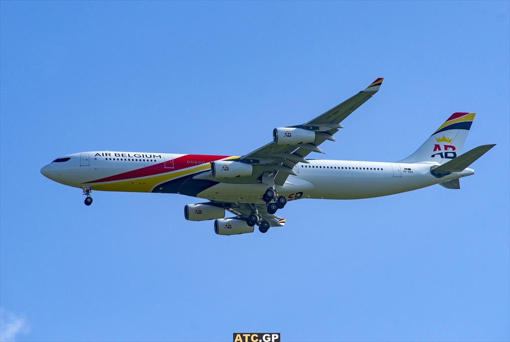 A340-300 Air Belgium OO-ABA